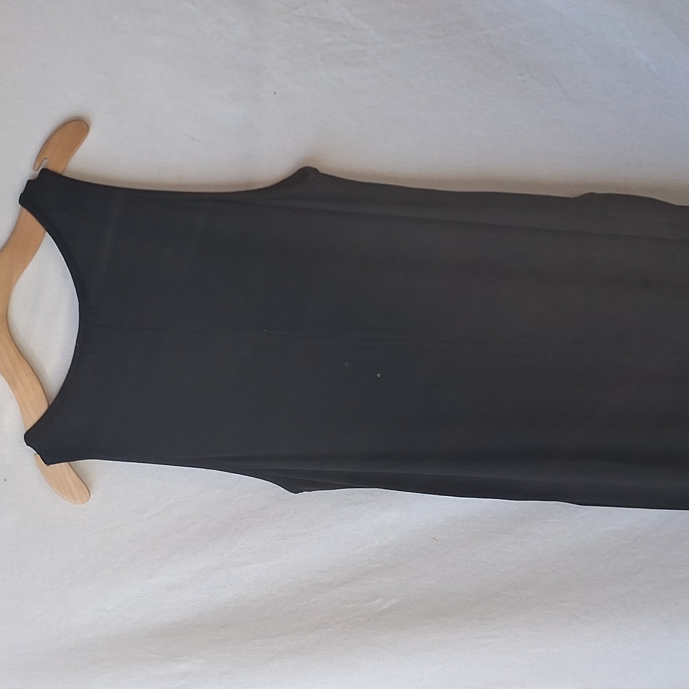 Quince Tencel Rib Maternity & Nursing Jumpsuit Black S - Picture 6 of 9